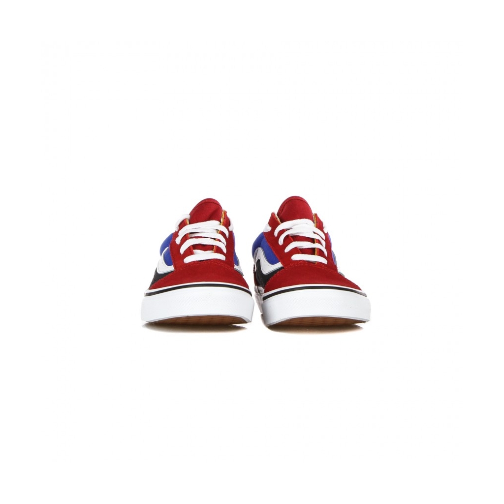 scarpa bassa bambino old skool easy logo CHILI PEPPER/NAUTICAL BLUE