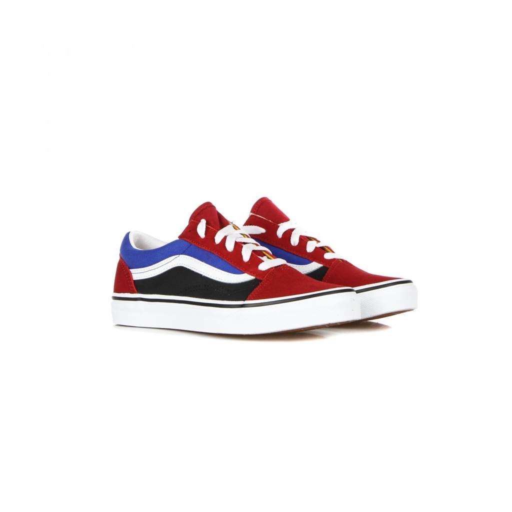 scarpa bassa bambino old skool easy logo CHILI PEPPER/NAUTICAL BLUE