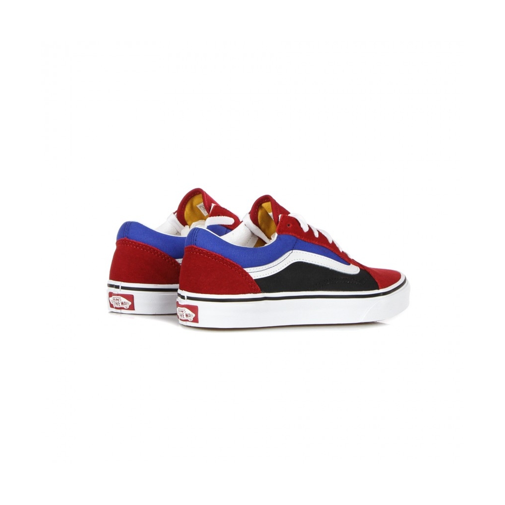 scarpa bassa bambino old skool easy logo CHILI PEPPER/NAUTICAL BLUE