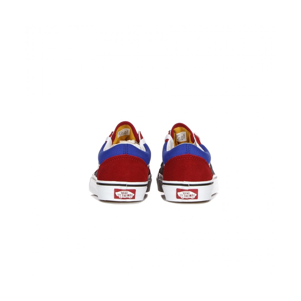 scarpa bassa bambino old skool easy logo CHILI PEPPER/NAUTICAL BLUE