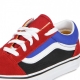 scarpa bassa bambino old skool easy logo CHILI PEPPER/NAUTICAL BLUE