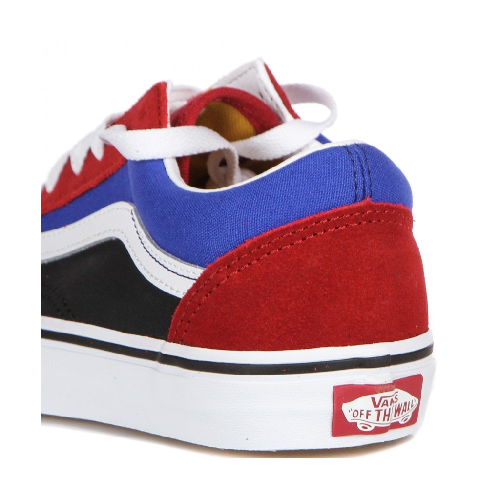 scarpa bassa bambino old skool easy logo CHILI PEPPER/NAUTICAL BLUE