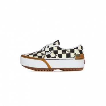 scarpa bassa donna era stacked checkerboard MULTI/TRUE WHITE