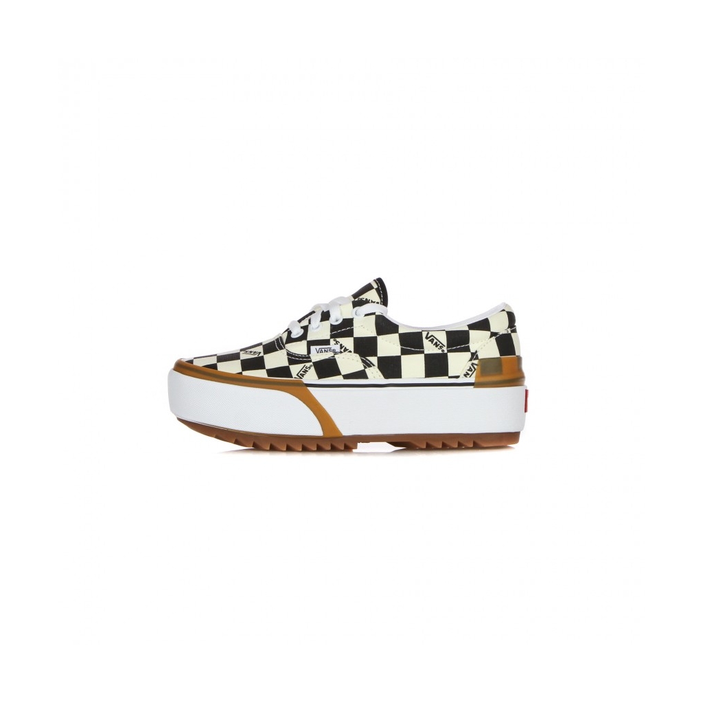 scarpa bassa donna era stacked checkerboard MULTI/TRUE WHITE