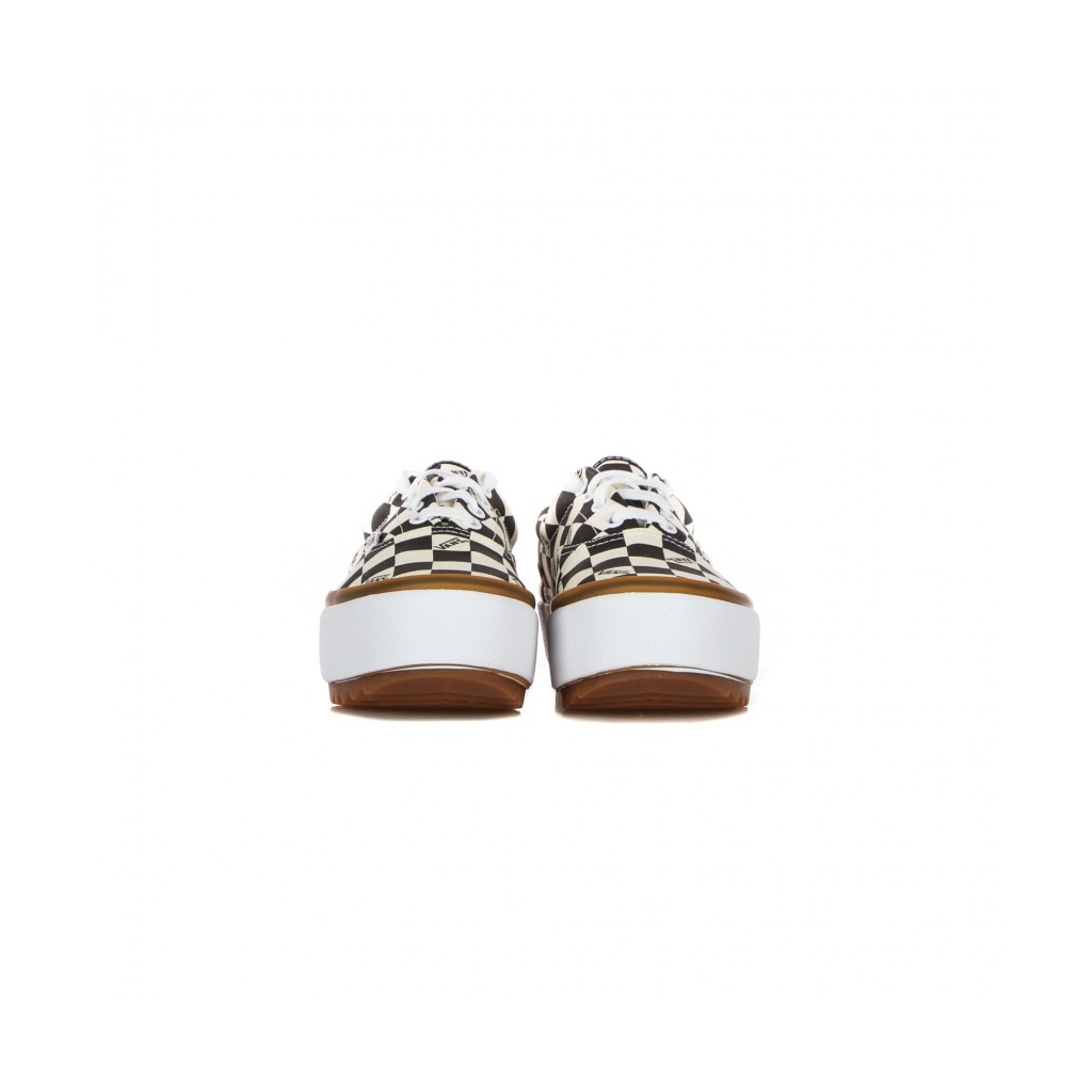 scarpa bassa donna era stacked checkerboard MULTI/TRUE WHITE