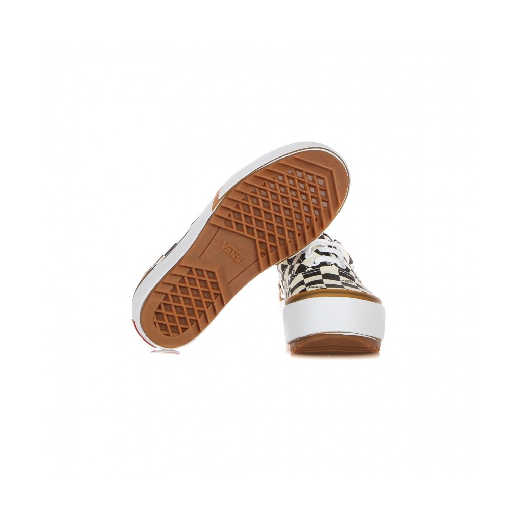 scarpa bassa donna era stacked checkerboard MULTI/TRUE WHITE