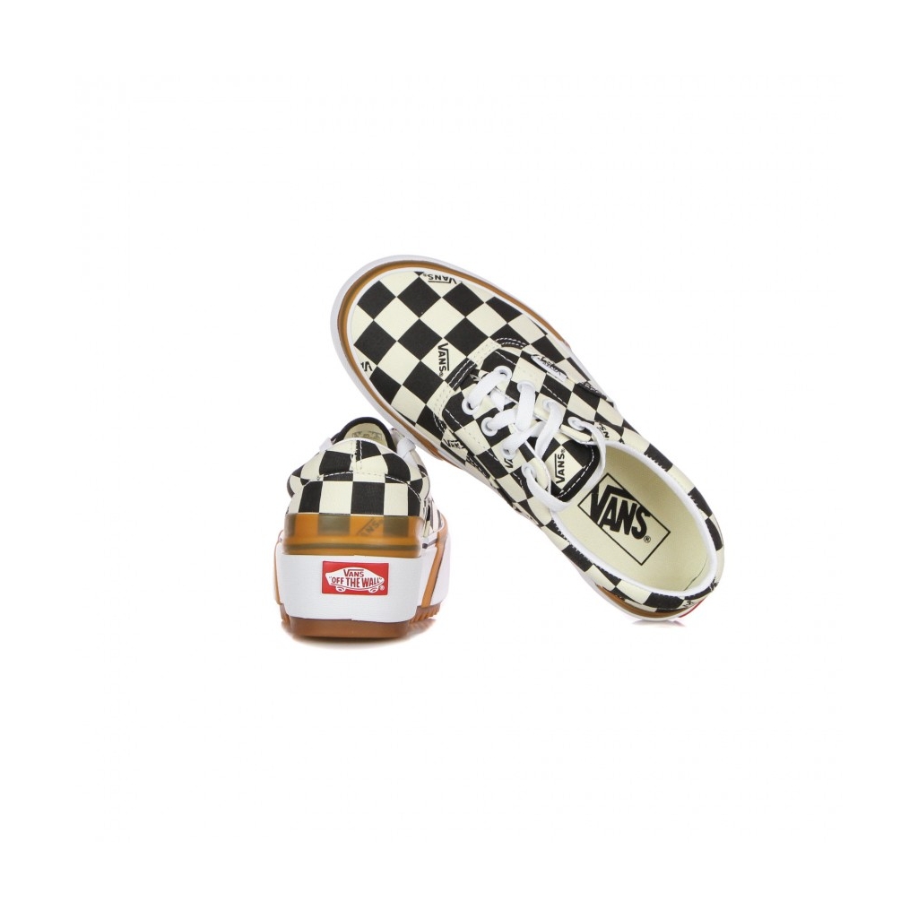 scarpa bassa donna era stacked checkerboard MULTI/TRUE WHITE