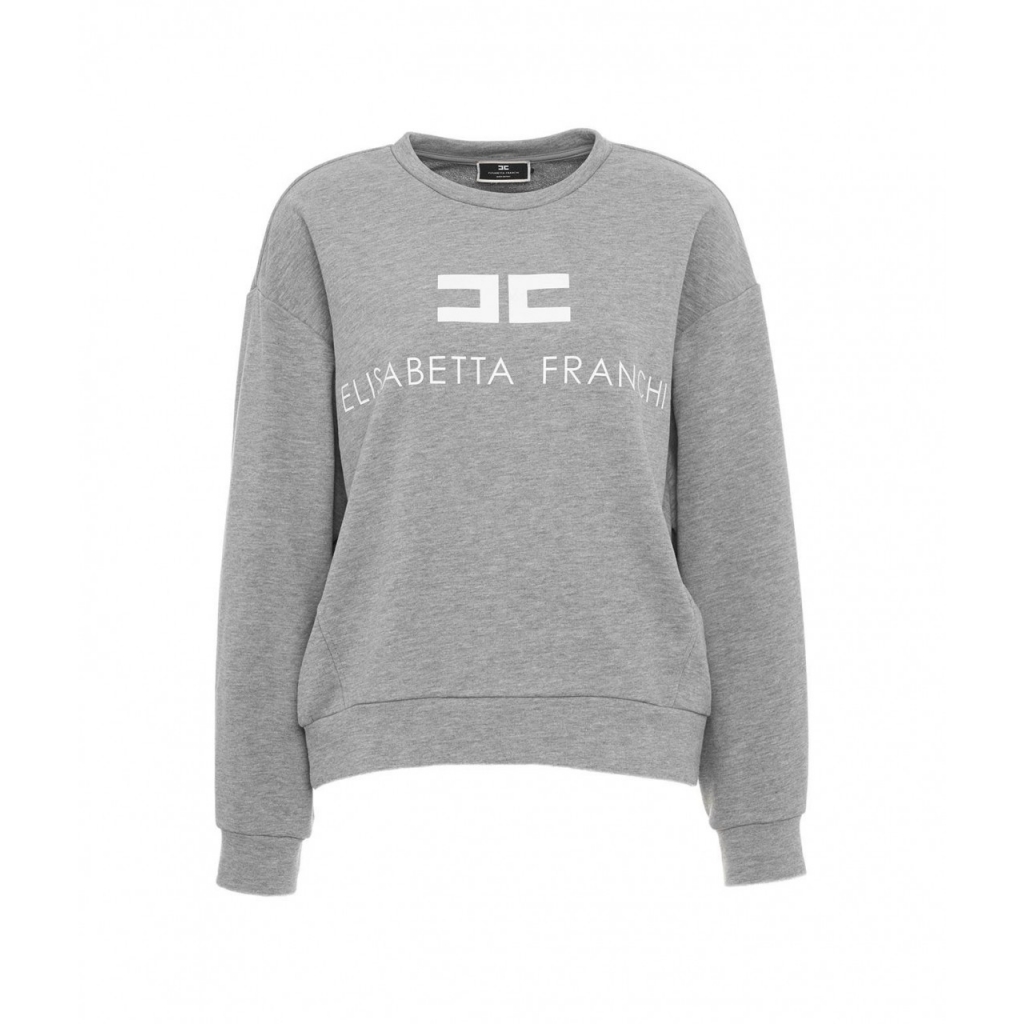 Sweater mit Logo grigio