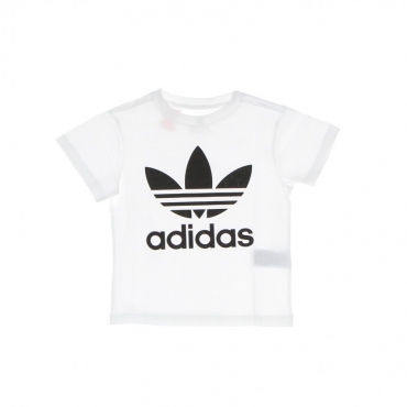 maglietta bambino trefoil tee WHITE/BLACK