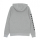 felpa cappuccio uomo versa standard hoodie CEMENT HEATHER/CHECKERBOARD