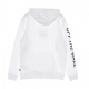 felpa cappuccio uomo sequence po ii hoodie WHITE