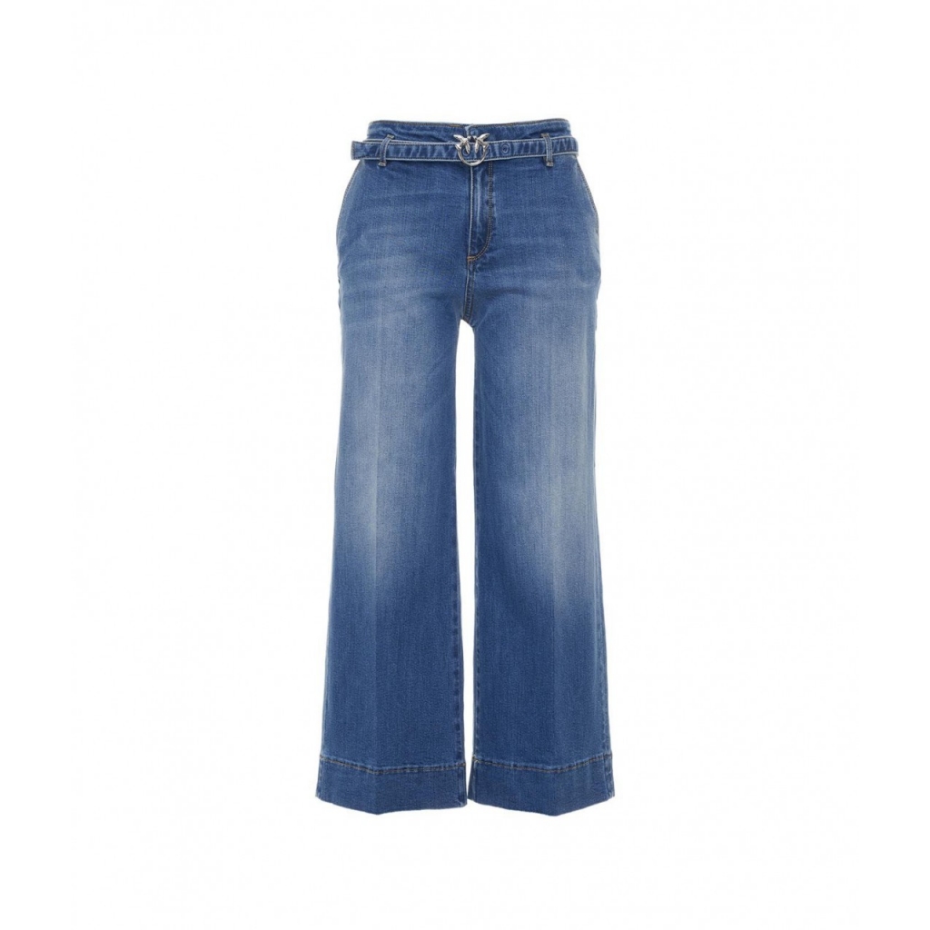 Jeans Palazzo Peggy Blau
