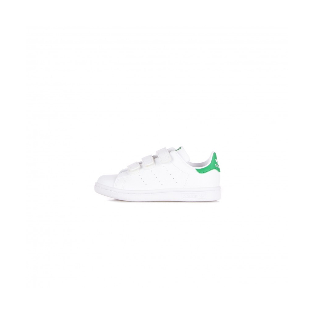 scarpa bassa bambino stan smith  cf c CLOUD WHITE/CLOUD WHITE/GREEN