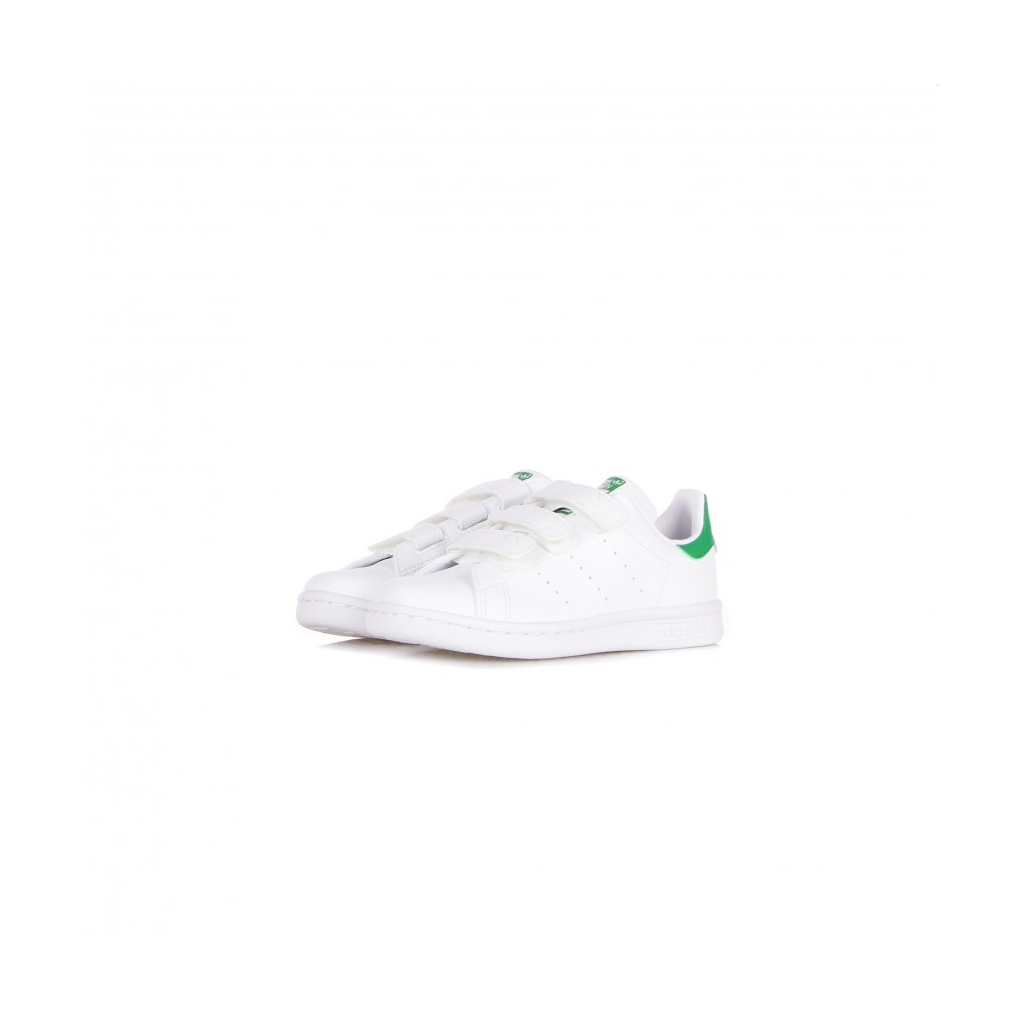 scarpa bassa bambino stan smith  cf c CLOUD WHITE/CLOUD WHITE/GREEN