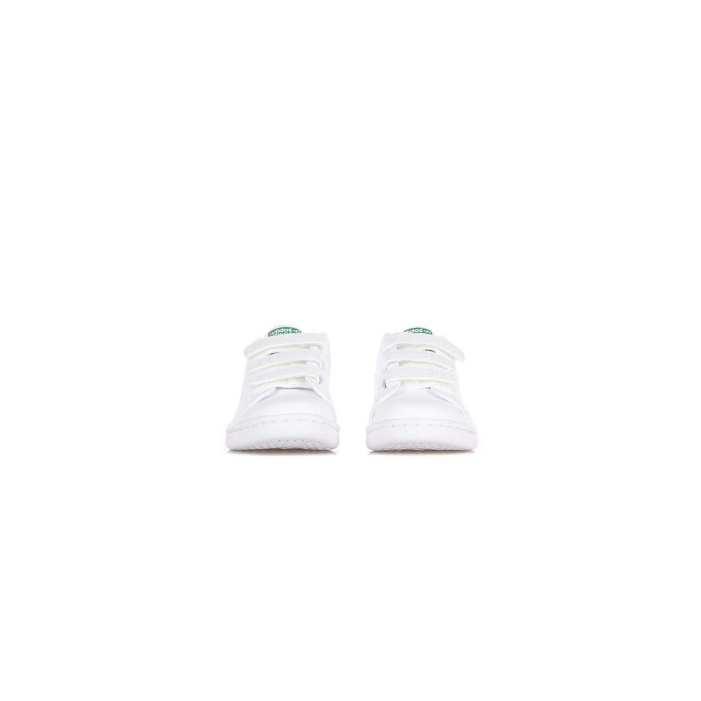 scarpa bassa bambino stan smith  cf c CLOUD WHITE/CLOUD WHITE/GREEN