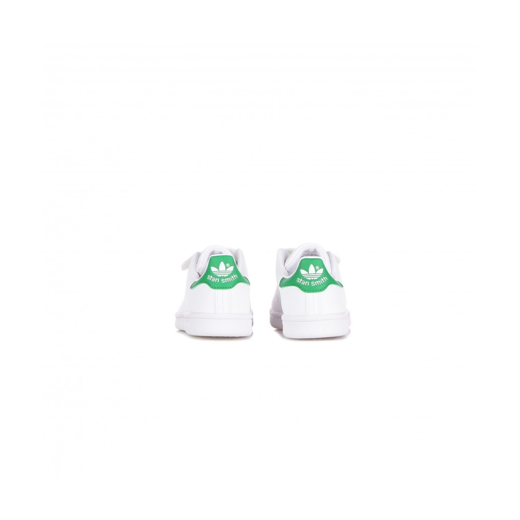 scarpa bassa bambino stan smith  cf c CLOUD WHITE/CLOUD WHITE/GREEN