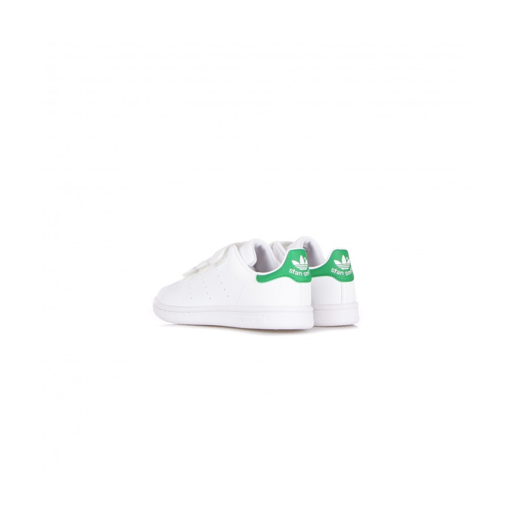 scarpa bassa bambino stan smith  cf c CLOUD WHITE/CLOUD WHITE/GREEN