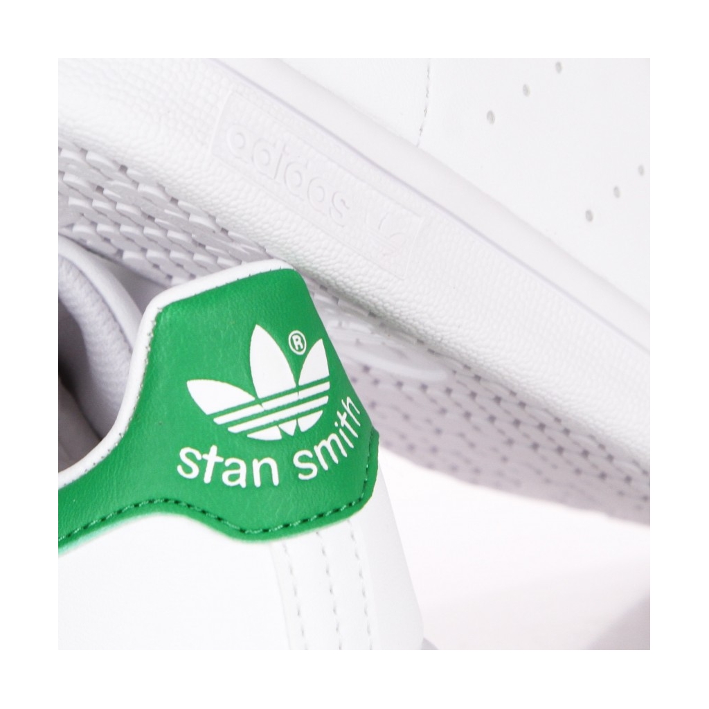 scarpa bassa bambino stan smith  cf c CLOUD WHITE/CLOUD WHITE/GREEN