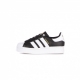 scarpa bassa donna superstar bold w CORE BLACK/CLOUD WHITE/GOLD METALLIC