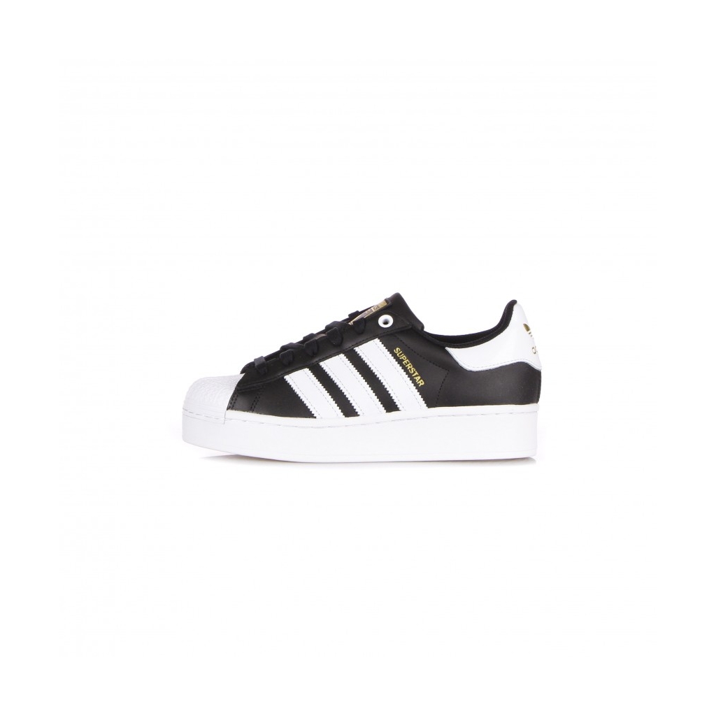 scarpa bassa donna superstar bold w CORE BLACK/CLOUD WHITE/GOLD METALLIC