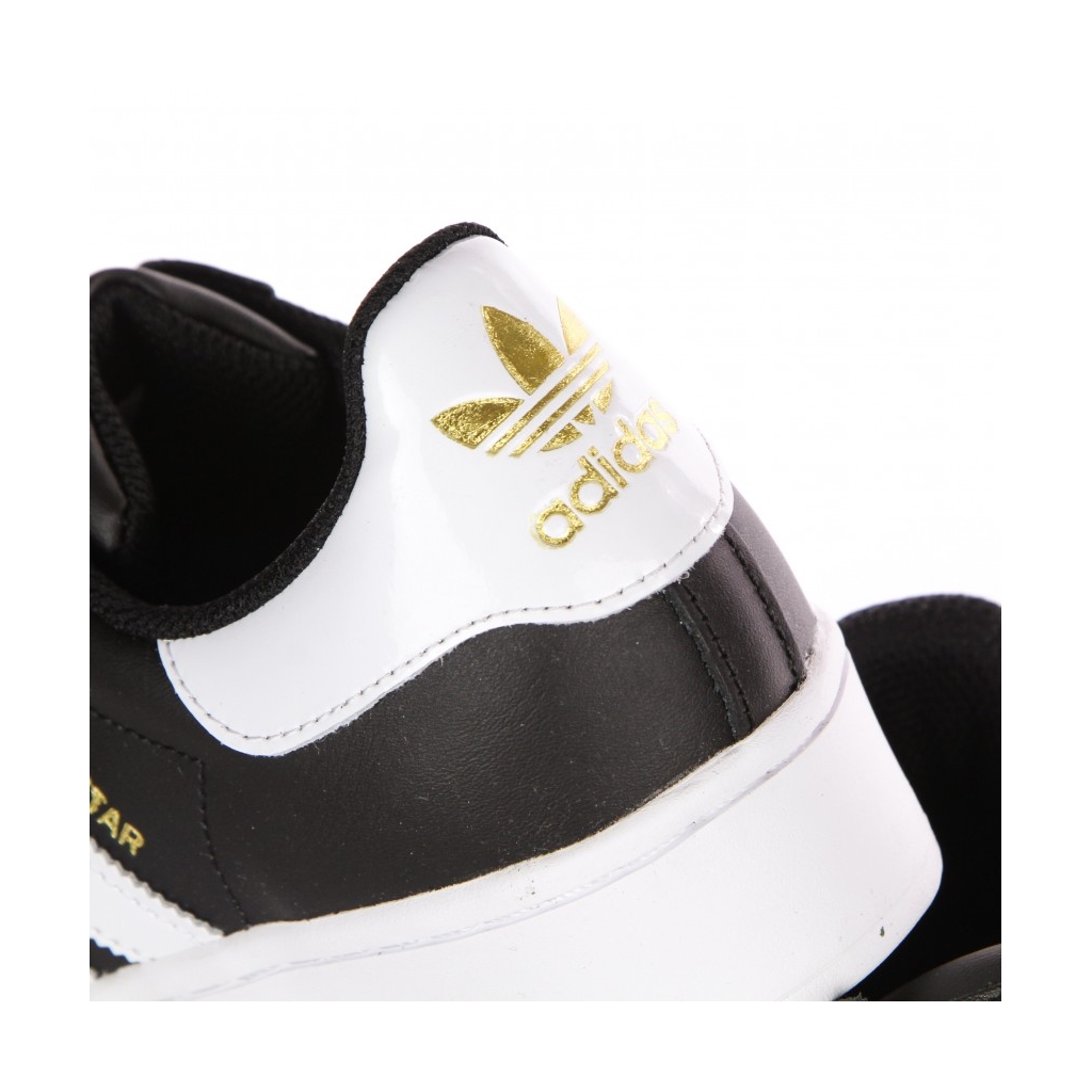 scarpa bassa donna superstar bold w CORE BLACK/CLOUD WHITE/GOLD METALLIC