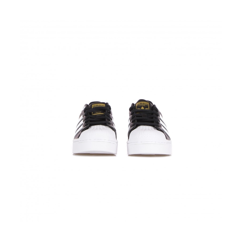 scarpa bassa donna superstar bold w CORE BLACK/CLOUD WHITE/GOLD METALLIC