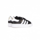 scarpa bassa donna superstar bold w CORE BLACK/CLOUD WHITE/GOLD METALLIC