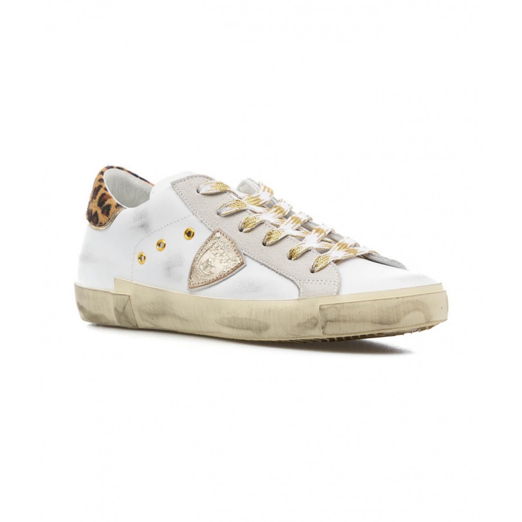 Sneakers Prsx Veau Leo bianco