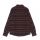 camicia manica lunga uomo insito stripe shirt NAVY WINE