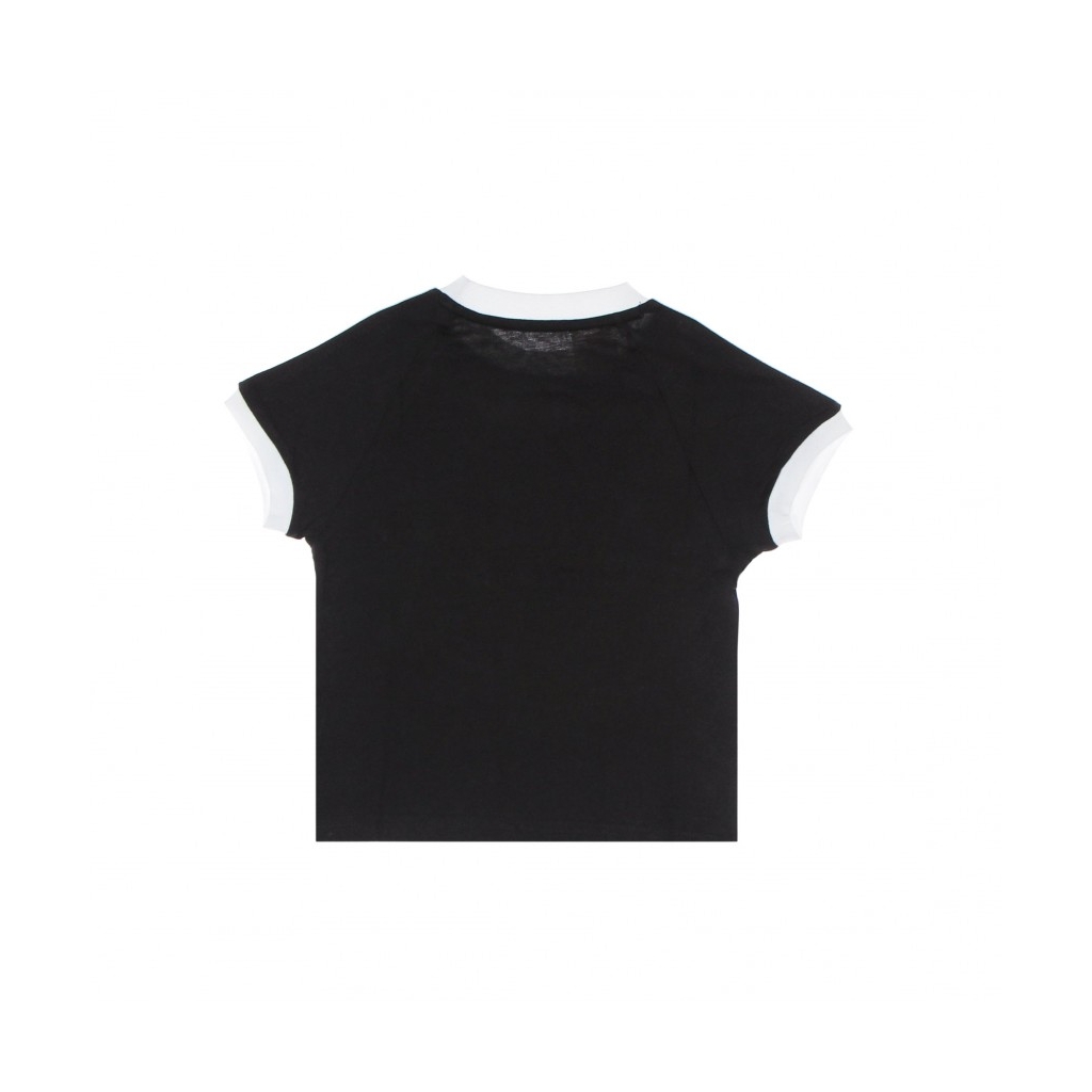 maglietta bambino 3 stripes adicolor tee BLACK/WHITE