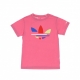 maglietta bambino adicolor tee ROSE TONE