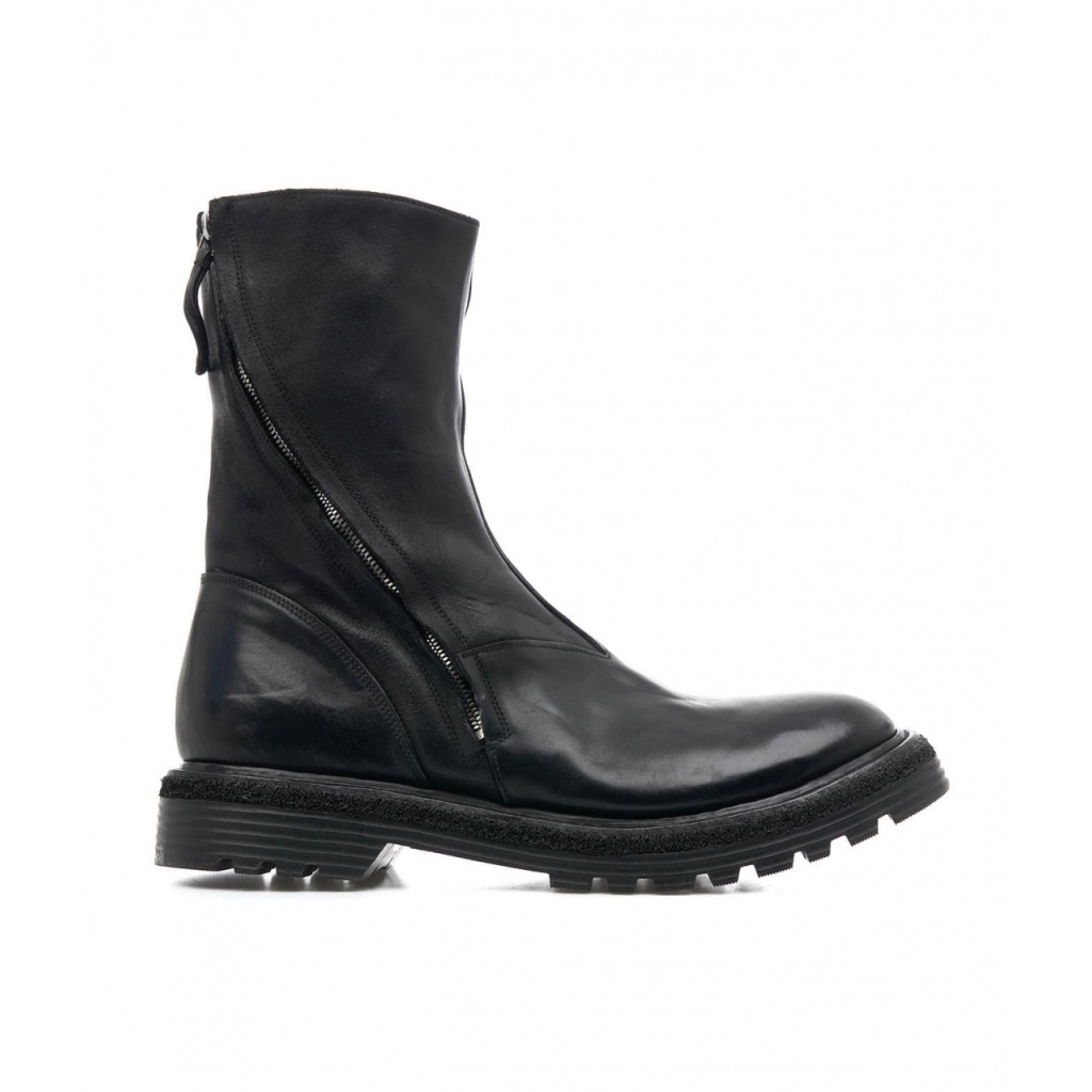 Boots in Leder nero