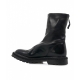 Boots in Leder nero