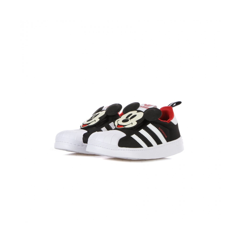 scarpa bassa bambino superstar 360 c x disney CORE BLACK/CLOUD WHITE/VIVID RED