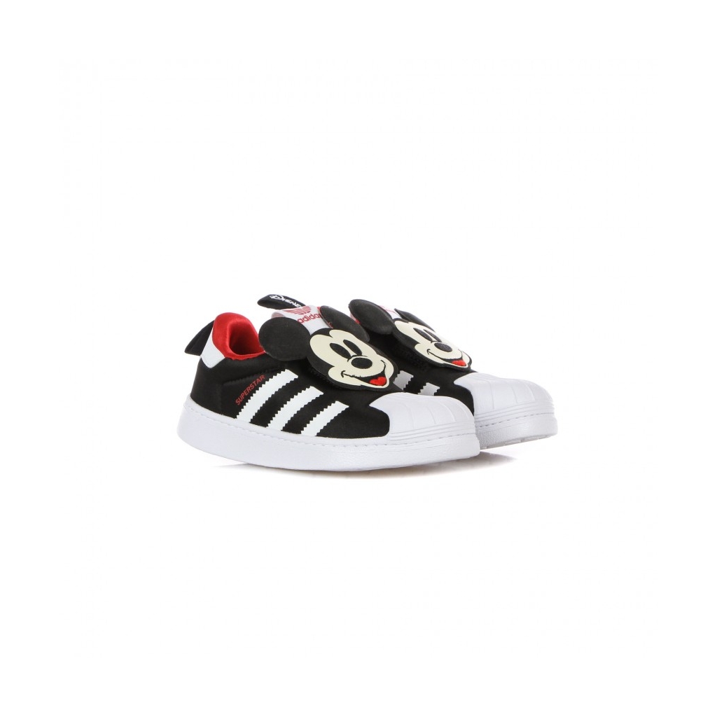 scarpa bassa bambino superstar 360 c x disney CORE BLACK/CLOUD WHITE/VIVID RED