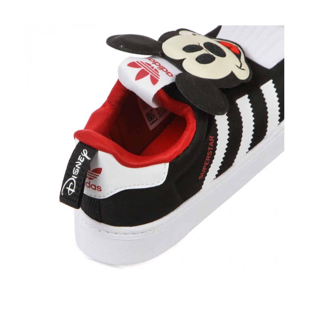 scarpa bassa bambino superstar 360 c x disney CORE BLACK/CLOUD WHITE/VIVID RED