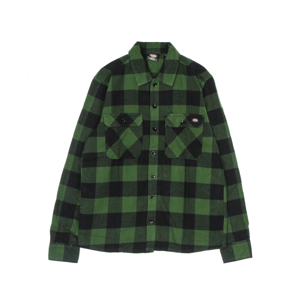 camicia manica lunga uomo new sacramento l/s shirt PINE GREEN