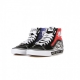 scarpa alta uomo sk8-hi korean typography RACING RED/TRUE BLUE