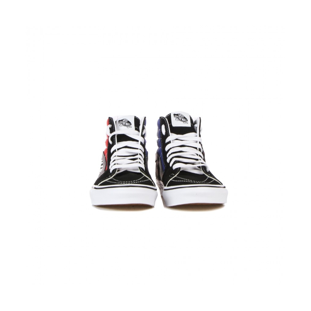 scarpa alta uomo sk8-hi korean typography RACING RED/TRUE BLUE