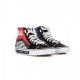 scarpa alta uomo sk8-hi korean typography RACING RED/TRUE BLUE