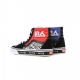 scarpa alta uomo sk8-hi korean typography RACING RED/TRUE BLUE
