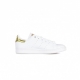 scarpa bassa donna stan smith CLOUD WHITE/CLOUD WHITE/GOLD METALLIC