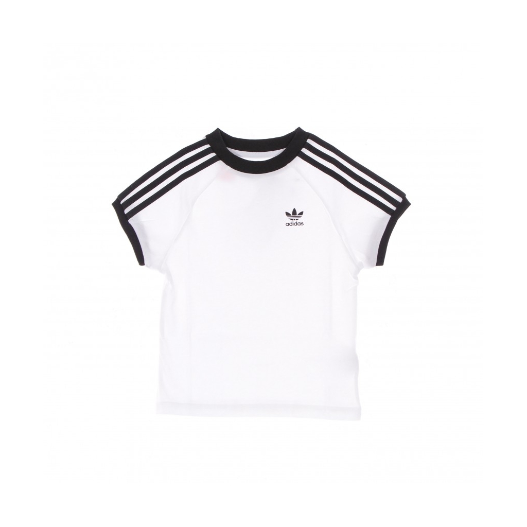 maglietta bambino 3 stripes adicolor tee WHITE/BLACK