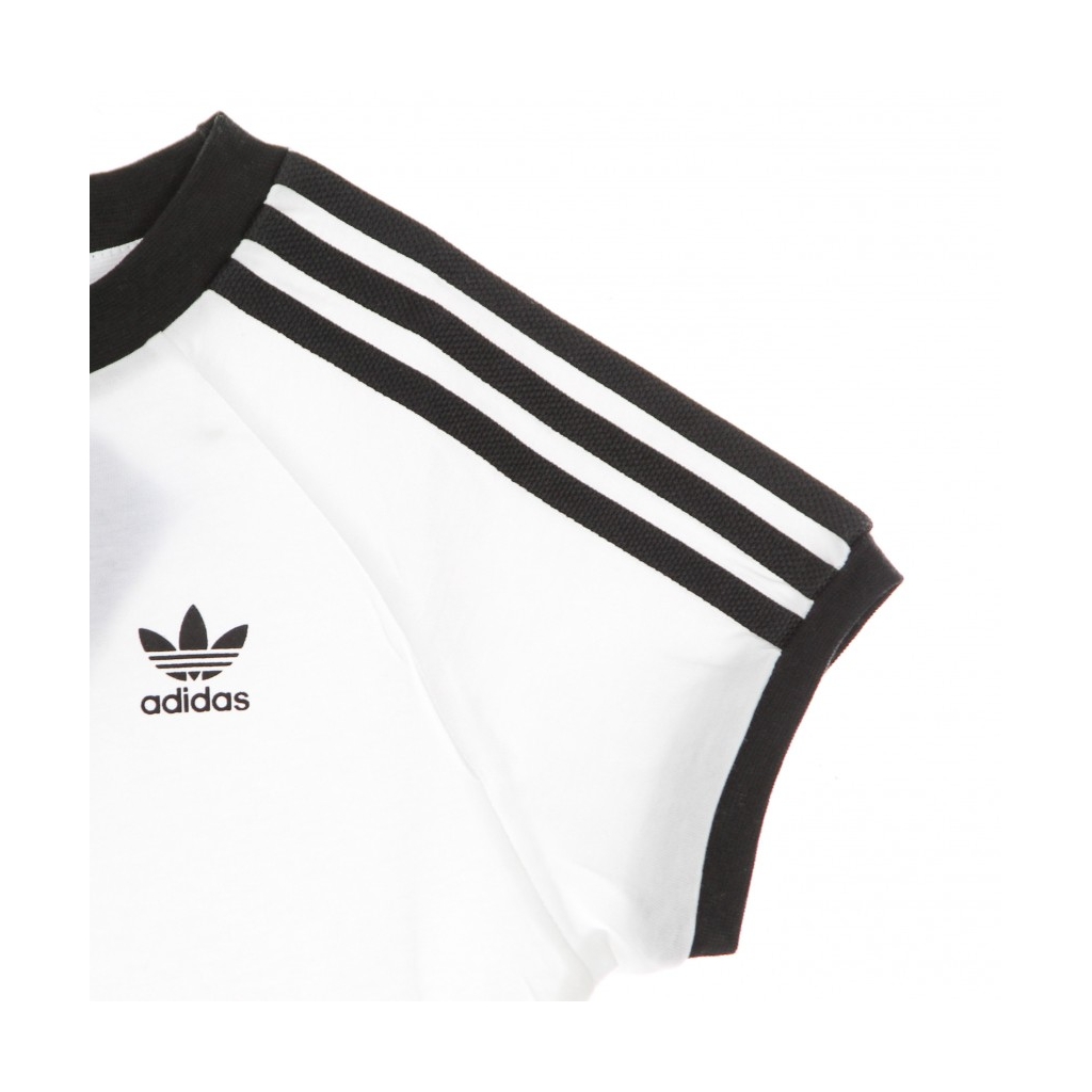 maglietta bambino 3 stripes adicolor tee WHITE/BLACK