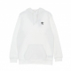 felpa cappuccio uomo essential hoodie WHITE