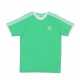 maglietta uomo 3 stripes classic adicolor tee SEMI SCREAMING GREEN