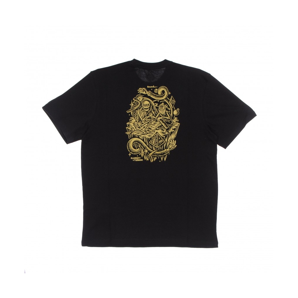 maglietta uomo acceptance tee x timber FLINT BLACK