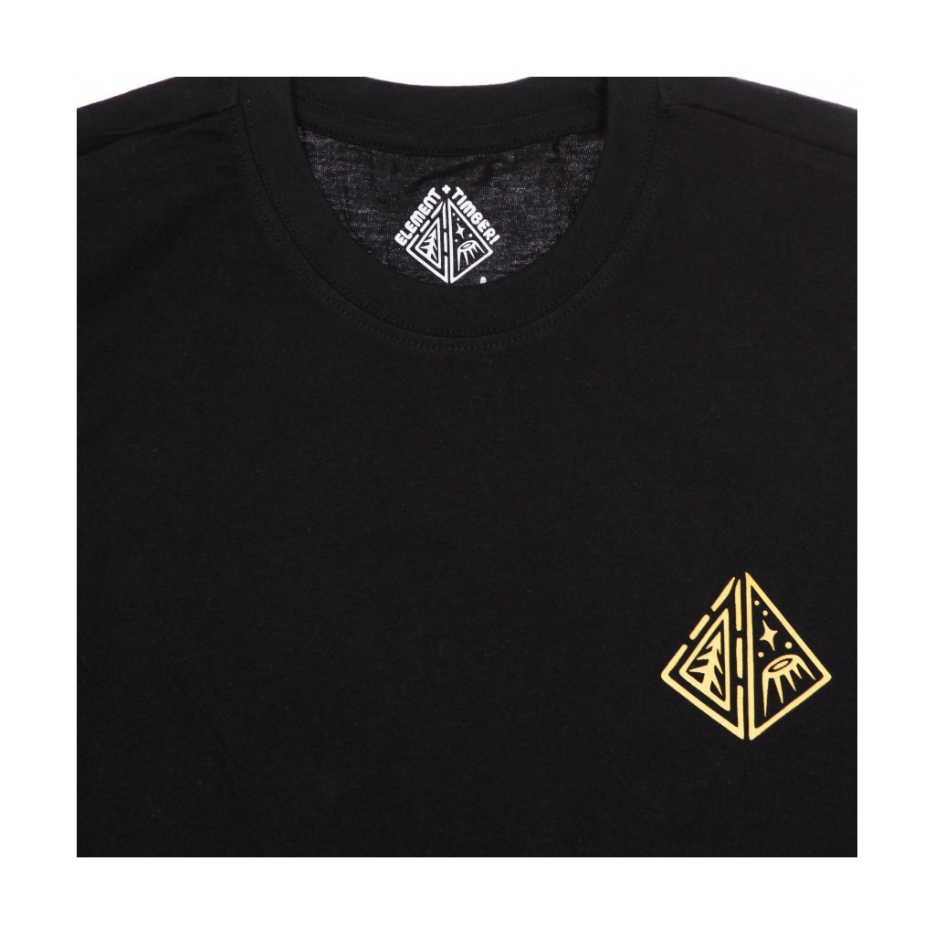 maglietta uomo acceptance tee x timber FLINT BLACK