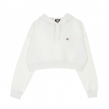 felpa cappuccio corta donna oakport cropped hoodie ECRU