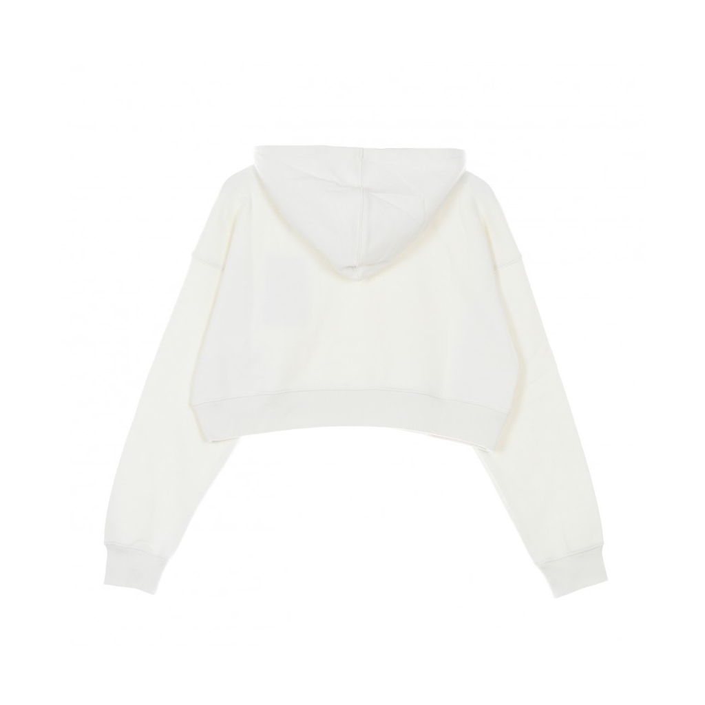 felpa cappuccio corta donna oakport cropped hoodie ECRU